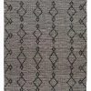 Miss Amara All Rugs Ebba Black And Cream Tribal Rug
