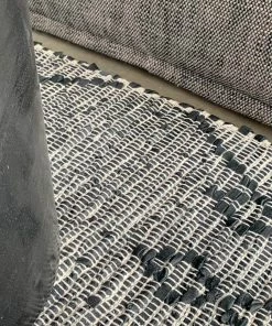 Miss Amara All Rugs Ebba Black And Cream Tribal Rug