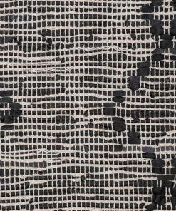 Miss Amara All Rugs Ebba Black And Cream Tribal Rug