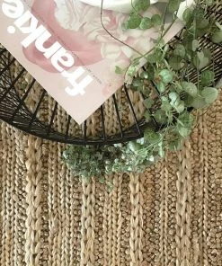 Miss Amara Eboni Chunky Braided Jute And Cotton Rug All Rugs