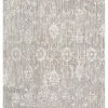 Miss Amara All Rugs Eliana Grey Ivory And Cream Traditional Floral Rug