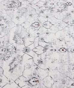 Miss Amara All Rugs Elisha Grey And Blue Traditional Distressed Medallion Rug