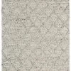 Miss Amara Ella Grey Marble Lattice Wool Rug All Rugs
