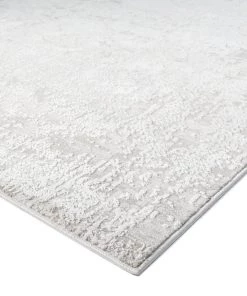 Miss Amara All Rugs Ellery Grey Ivory Distressed Floral Rug