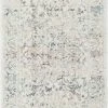 Miss Amara Elouise Cream And Grey Multi-Colour Traditional Floral Runner Rug All Rugs