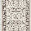 Miss Amara Elsa Cream And Brown Traditional Bordered Floral Runner Rug All Rugs