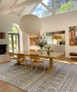 Miss Amara Elyse Beige And Grey Transitional Tribal Rug All Rugs