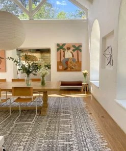 Miss Amara Elyse Beige And Grey Transitional Tribal Rug All Rugs