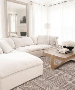 Miss Amara Elyse Beige And Grey Transitional Tribal Rug All Rugs