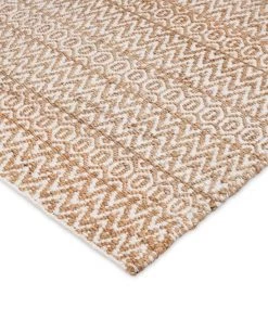 Miss Amara All Rugs Emelia Natural Ivory Tribal Jute Rug