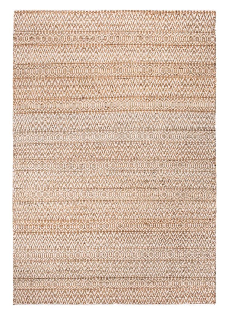 Miss Amara All Rugs Emelia Natural Ivory Tribal Jute Rug