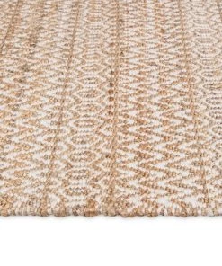 Miss Amara All Rugs Emelia Natural Ivory Tribal Jute Rug