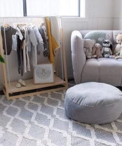 Miss Amara All Rugs Emelie Monochrome Diamond Tufted Rug