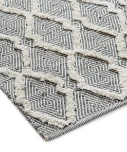 Miss Amara All Rugs Emelie Monochrome Diamond Tufted Rug