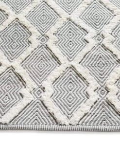 Miss Amara All Rugs Emelie Monochrome Diamond Tufted Rug