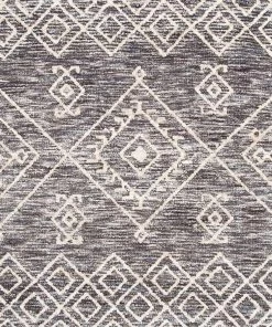 Miss Amara All Rugs Emery Charcoal And Ivory Tribal Rug