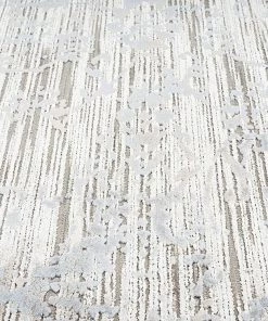 Miss Amara All Rugs Emmie Grey Ivory And Blue Traditional Floral Rug