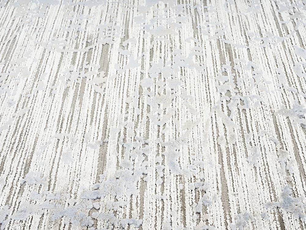 Miss Amara All Rugs Emmie Grey Ivory And Blue Traditional Floral Rug