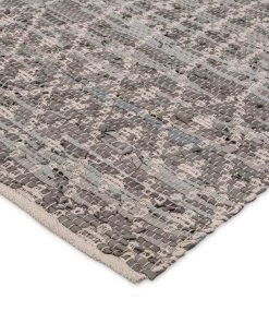 Miss Amara All Rugs Enid Grey And Blue Tribal Rug