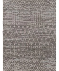 Miss Amara All Rugs Enid Grey And Blue Tribal Rug