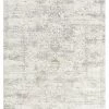 Miss Amara Eshe Grey And Ivory Distressed Floral Rug