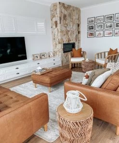 Miss Amara Eshe Grey And Ivory Distressed Floral Rug