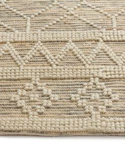 Miss Amara Esme Grey Tribal Pattern Wool And Hemp Flatweave Rug All Rugs