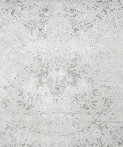 Miss Amara Esmeray Ivory And Grey Traditional Distressed Rug