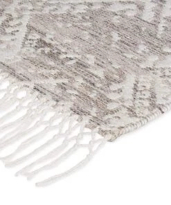 Miss Amara Estrella Brown And Ivory Transitional Tribal Rug