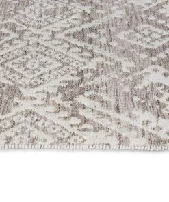 Miss Amara Estrella Brown And Ivory Transitional Tribal Rug