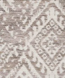 Miss Amara Estrella Brown And Ivory Transitional Tribal Rug