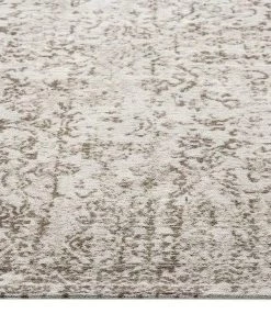 Miss Amara All Rugs Evangeline Stone Grey Distressed Floral Design Rug