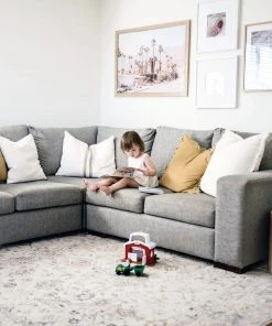 Miss Amara Evelyn Cream Blue And Tan Ornate Rug