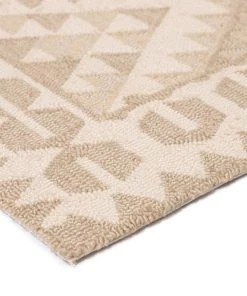 Miss Amara Ezra Beige Patterned Indoor Outdoor Rug All Rugs