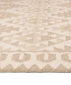 Miss Amara Ezra Beige Patterned Indoor Outdoor Rug All Rugs