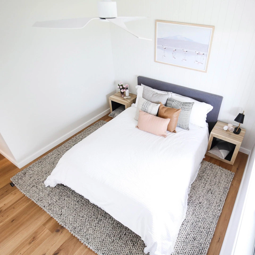 Miss Amara Farrah Marble Grey Braided Wool Rug