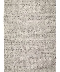 Miss Amara Farrah Marble Grey Braided Wool Rug