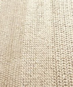 Miss Amara All Rugs Fleur Ivory Braided And Looped Rug