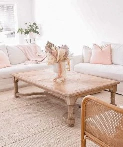 Miss Amara All Rugs Fleur Ivory Braided And Looped Rug