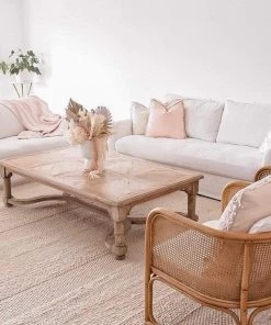 Miss Amara All Rugs Fleur Ivory Braided And Looped Rug