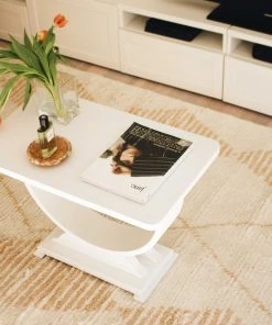 Miss Amara All Rugs Frankie Ivory And Beige Tribal PET Rug