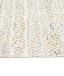 Miss Amara Gemma Blue And Orange Transitional Tribal Rug All Rugs