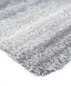 Miss Amara All Rugs Ghana Grey And Ivory Shag Rug