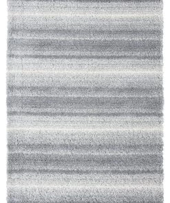 Miss Amara All Rugs Ghana Grey And Ivory Shag Rug