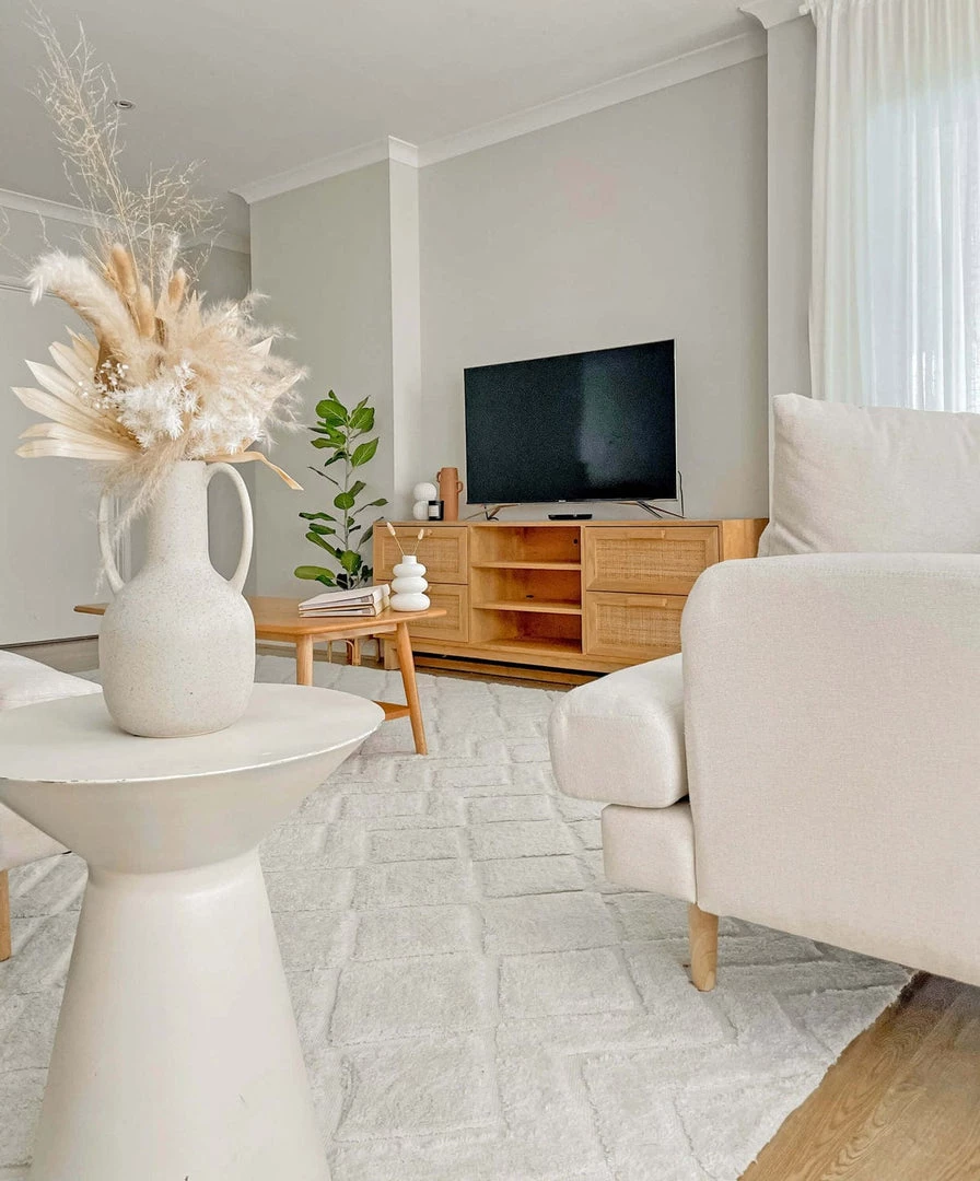 Miss Amara Gia Ivory Diamond Tribal PET Shag Rug All Rugs