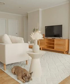 Miss Amara Gia Ivory Diamond Tribal PET Shag Rug All Rugs