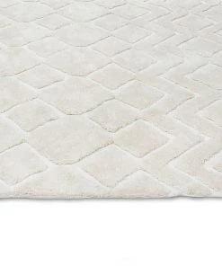 Miss Amara Gia Ivory Diamond Tribal PET Shag Rug All Rugs