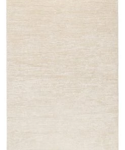Miss Amara All Rugs Ginta Ivory Cream Textured PET Rug