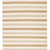Miss Amara Goldie Striped Jute Wool Rug
