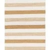 Miss Amara All Rugs Goldie Striped Jute Wool Runner Rug
